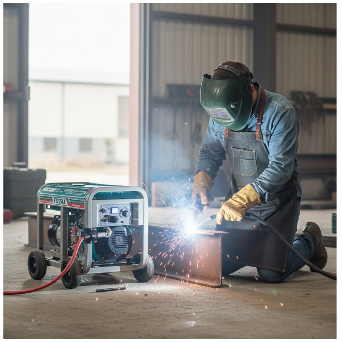 Generador 4600W + Soldadora 180AMP DIESEL Total5