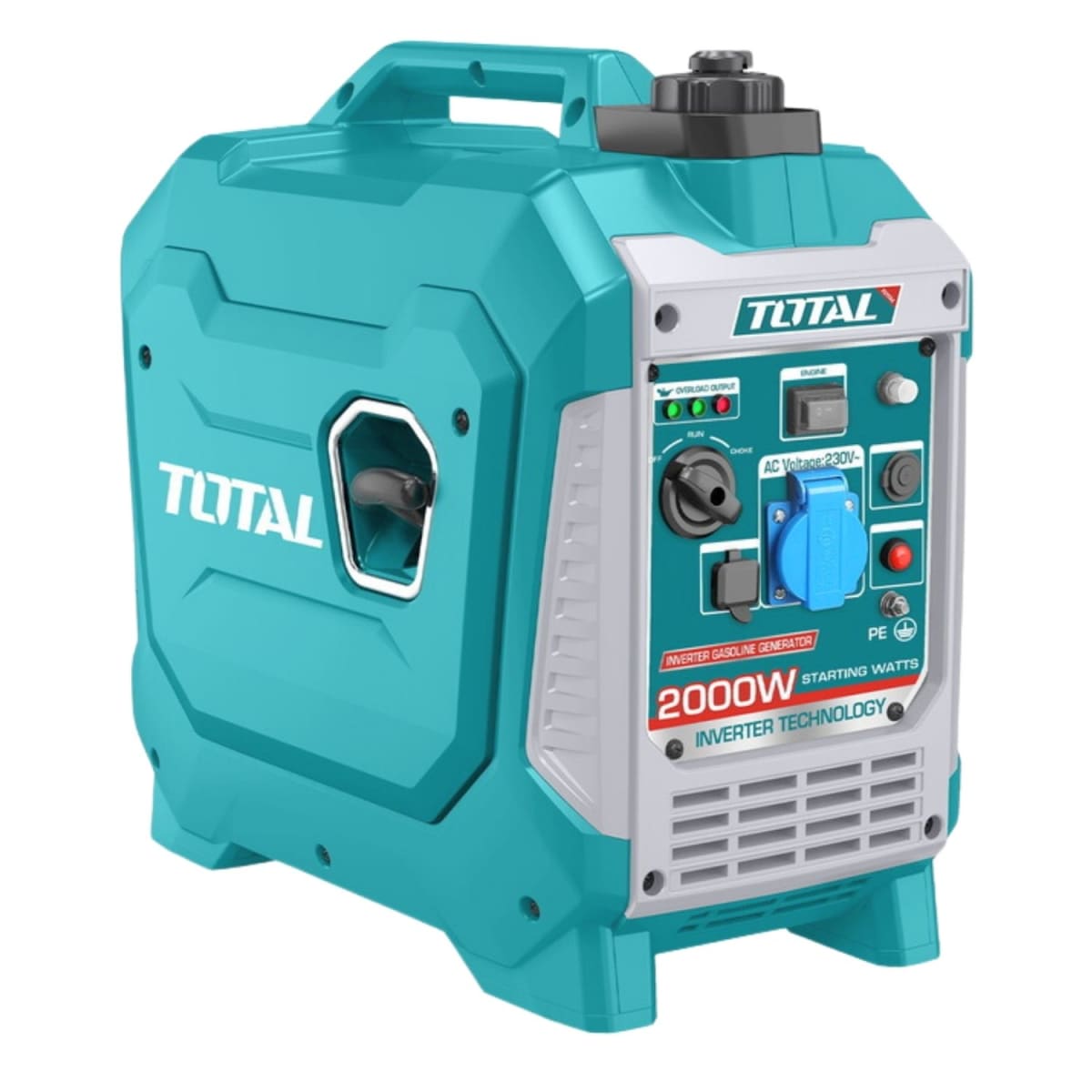 Generador gasolinero silencioso encapsulado 2000w Total1