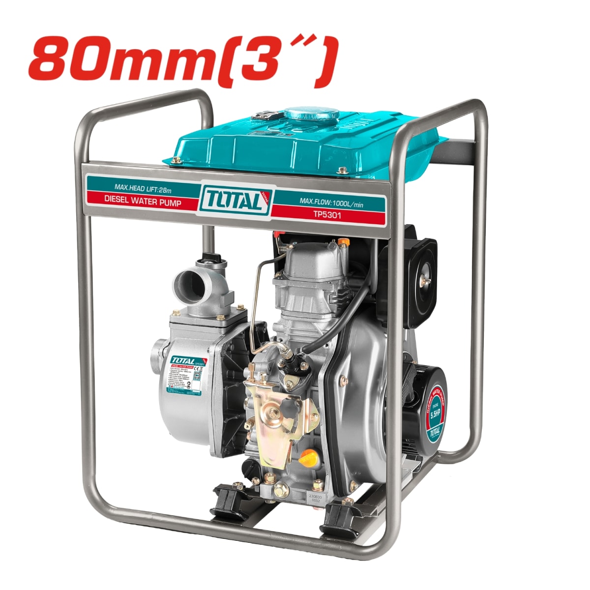 Motobomba de Agua Diesel 3