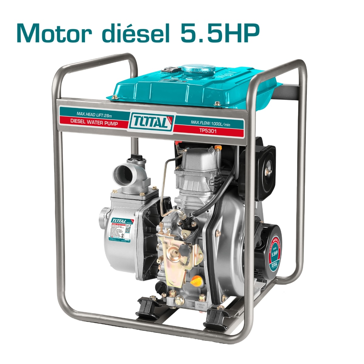 Motobomba de Agua Diesel 3