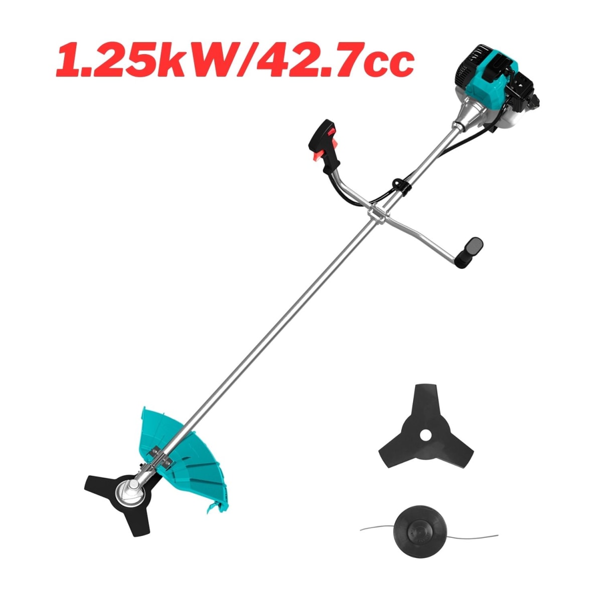 MOTOGUADAÑADORA DESMALEZADORA A GASOLINA 2HP 42.7CC TOTAL2