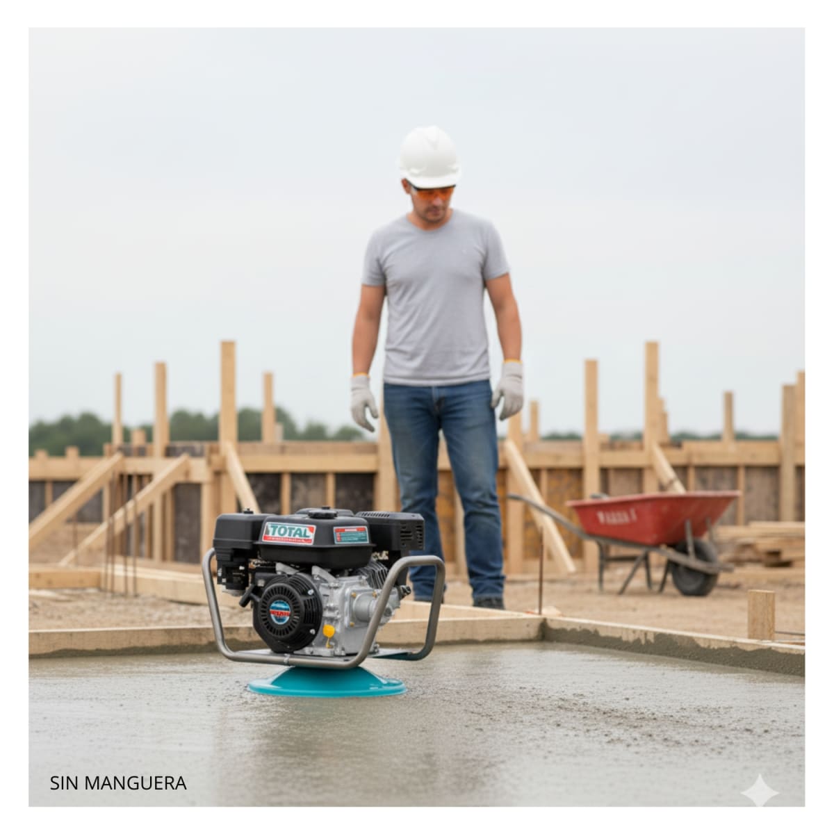Vibrador de Concreto a Gasolina 4.0kw Total3
