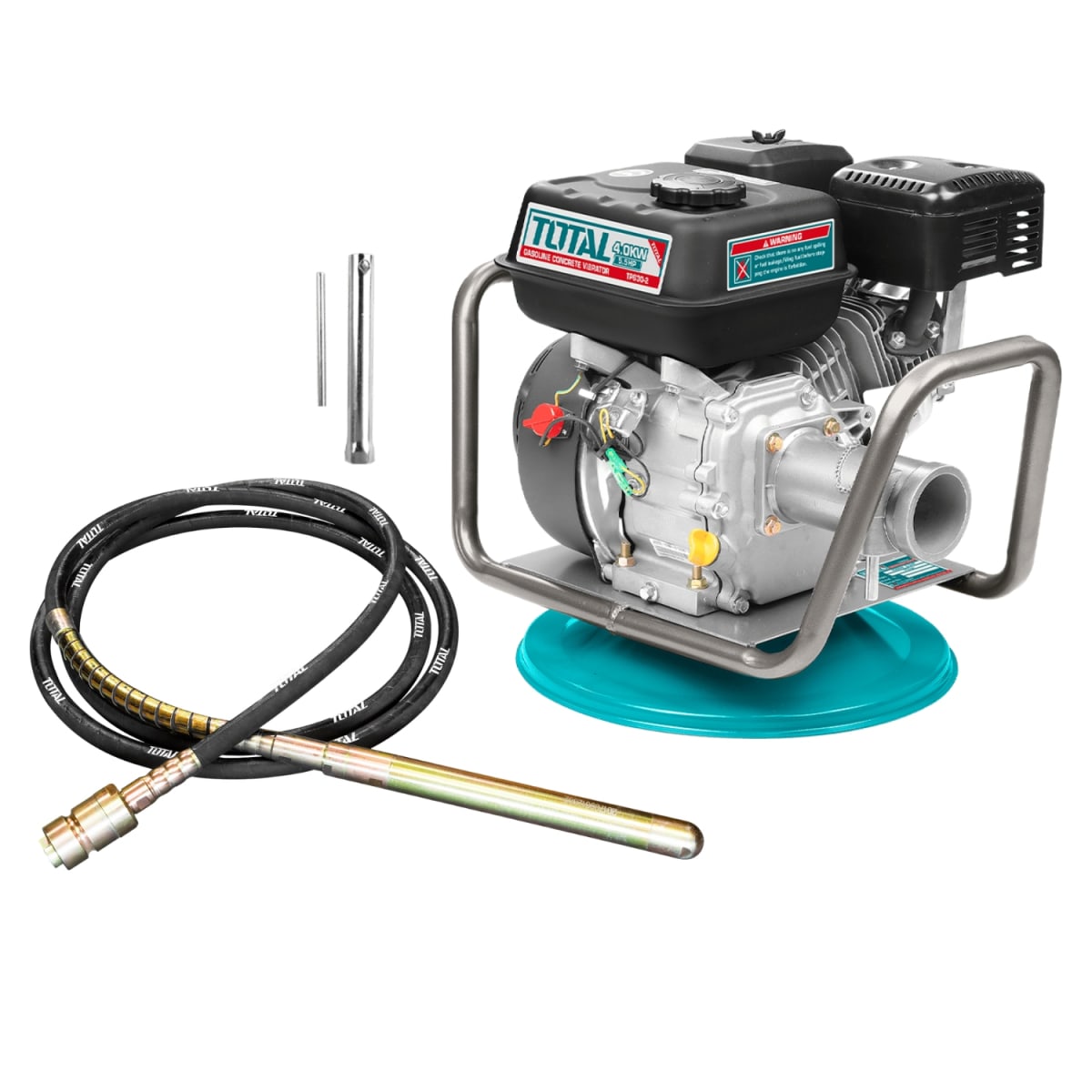 Vibrador de Concreto a Gasolina 4.0kw + Manguera 6M Total1