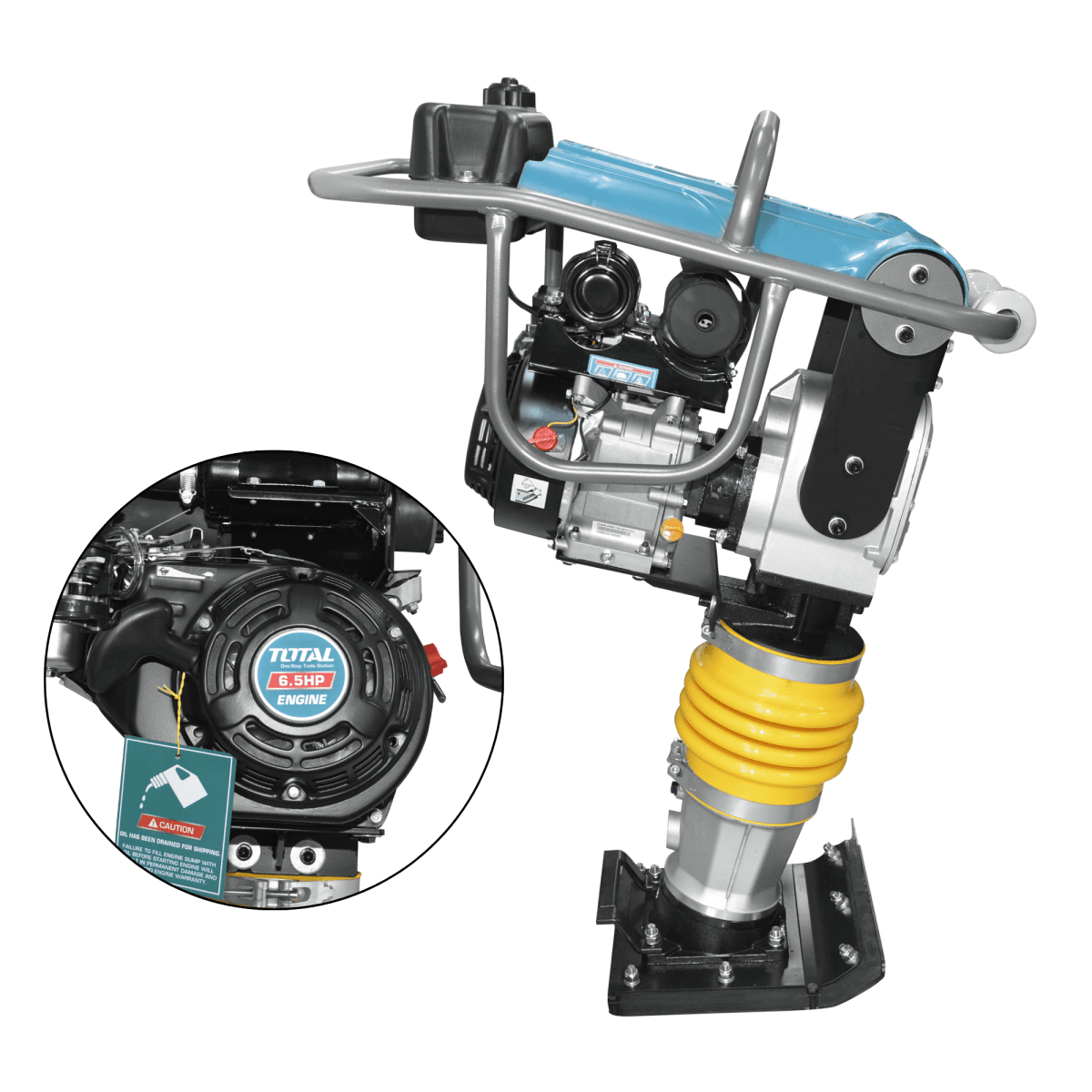 Apisonador a gasolina 6.5HP Total3