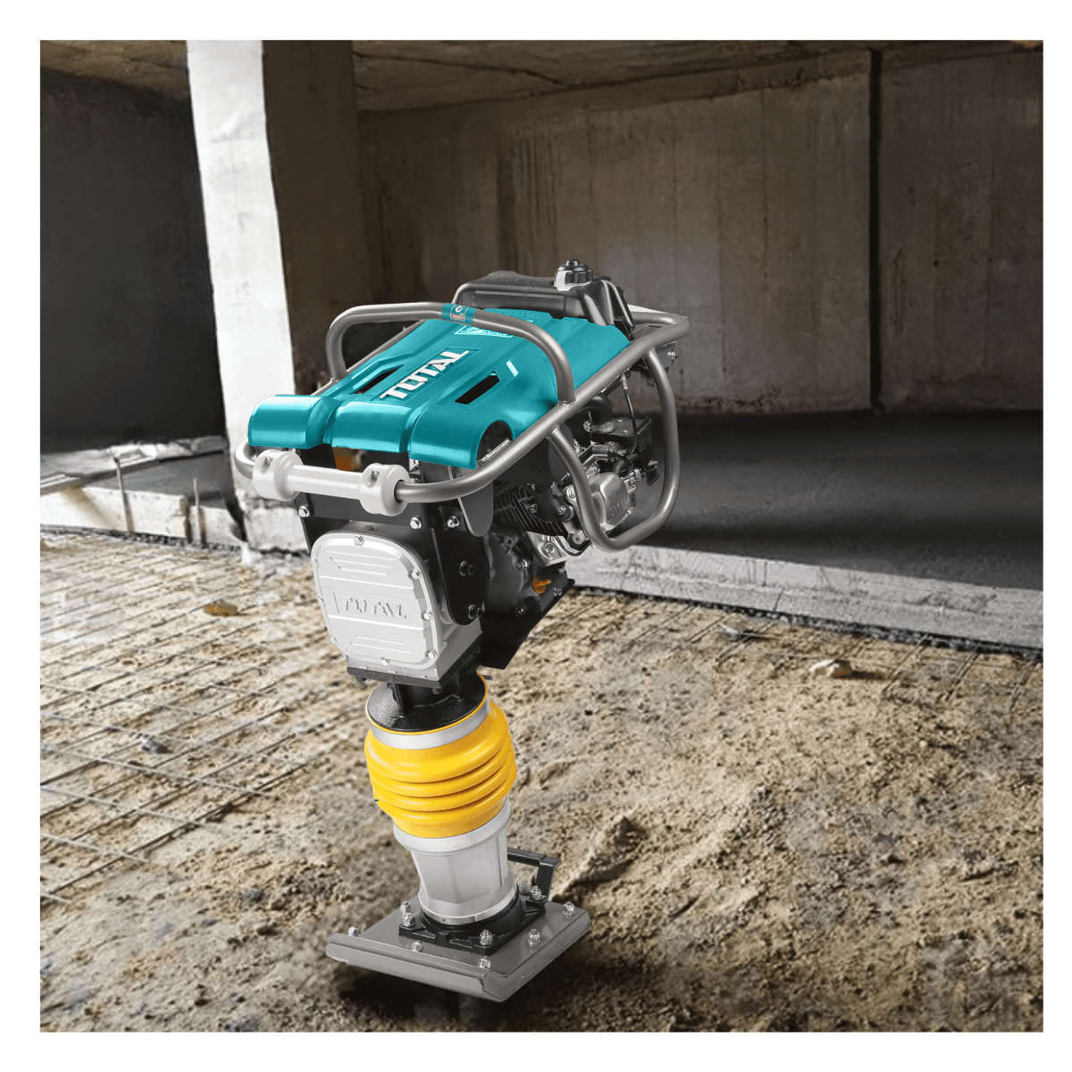Apisonador a gasolina 6.5HP Total4
