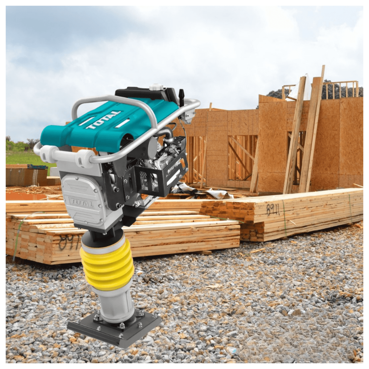 Apisonador a gasolina 6.5HP Total5