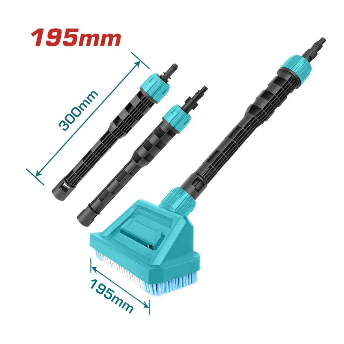 Escobillas para Hidrolavadora 195mm Total4