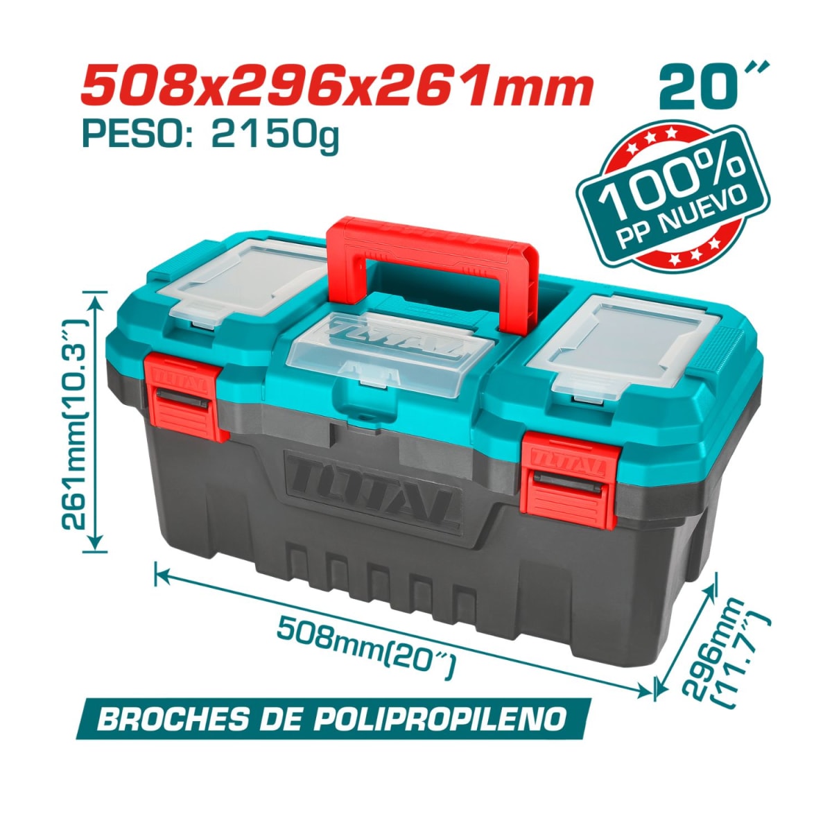 CAJA HERRAMIENTAS 20'' TOTAL3
