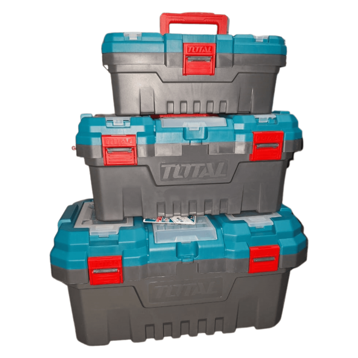 set de caja para herramientas 3 en 1 Total8