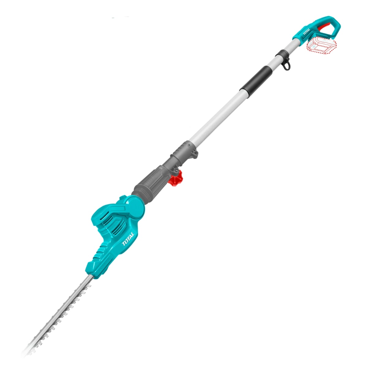 CortaSetos 46cm (solo cabezal) extension 0-40cm 20v Total1