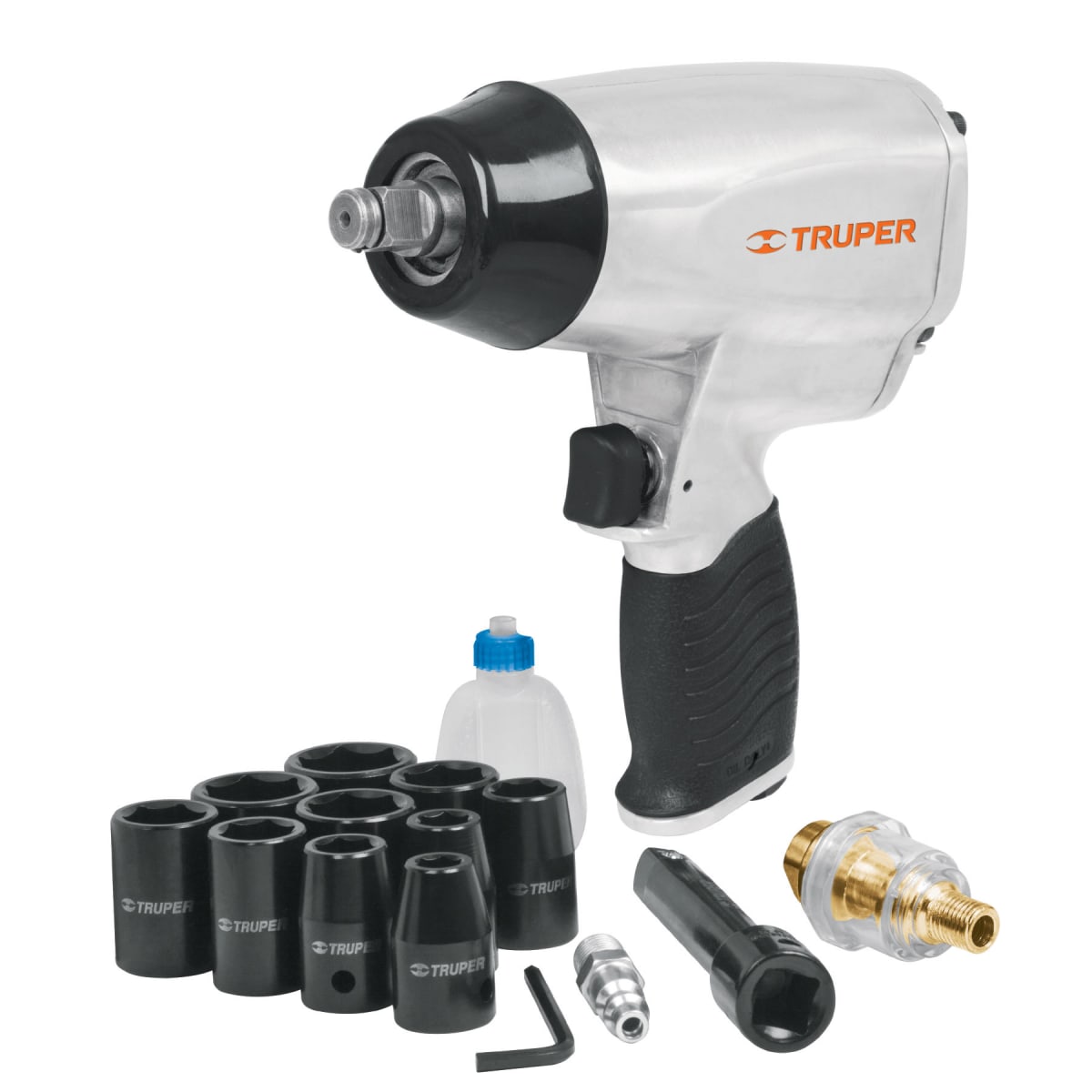 Kit de llave de impacto 1/2'' con estuche plástico Truper5