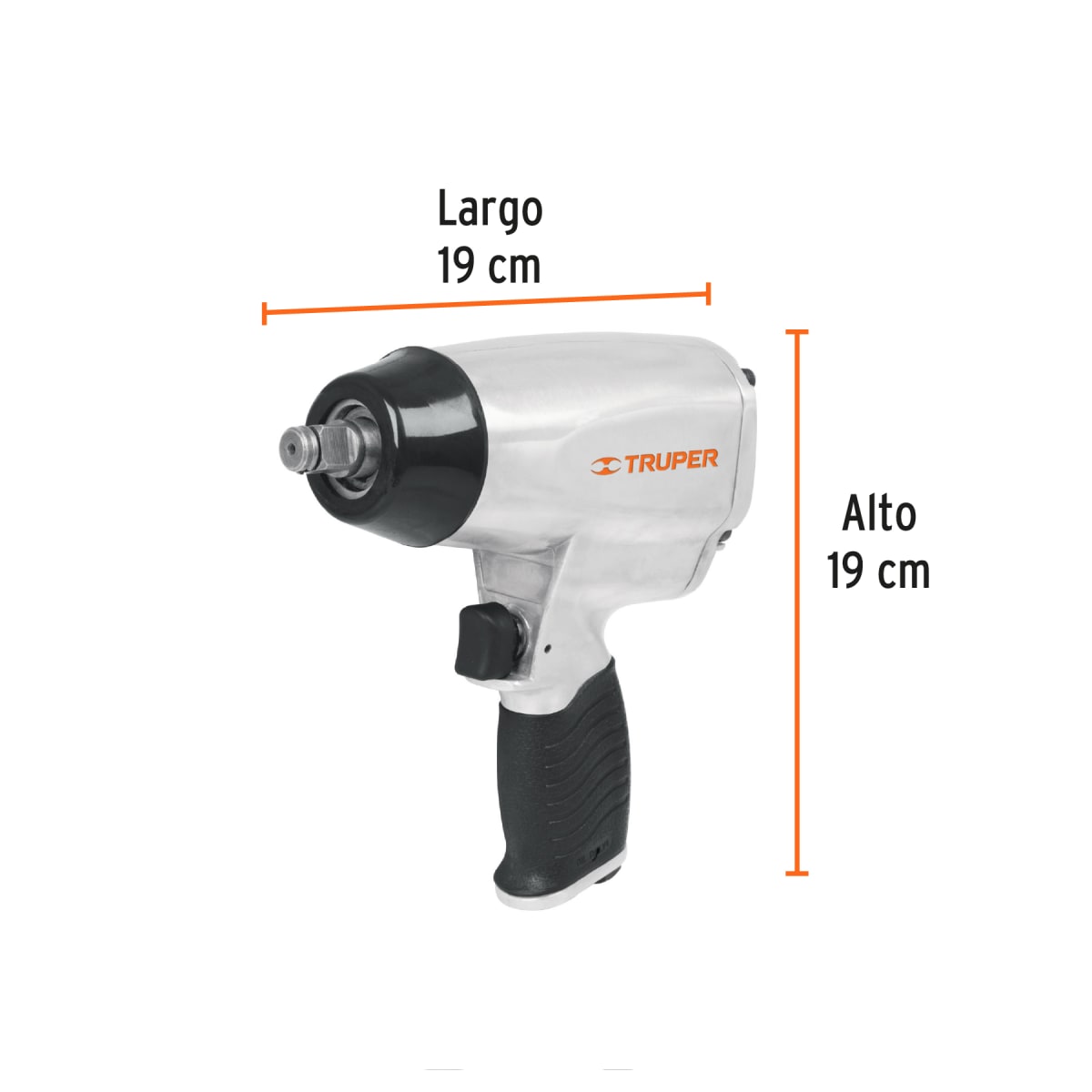 Kit de llave de impacto 1/2'' con estuche plástico Truper4