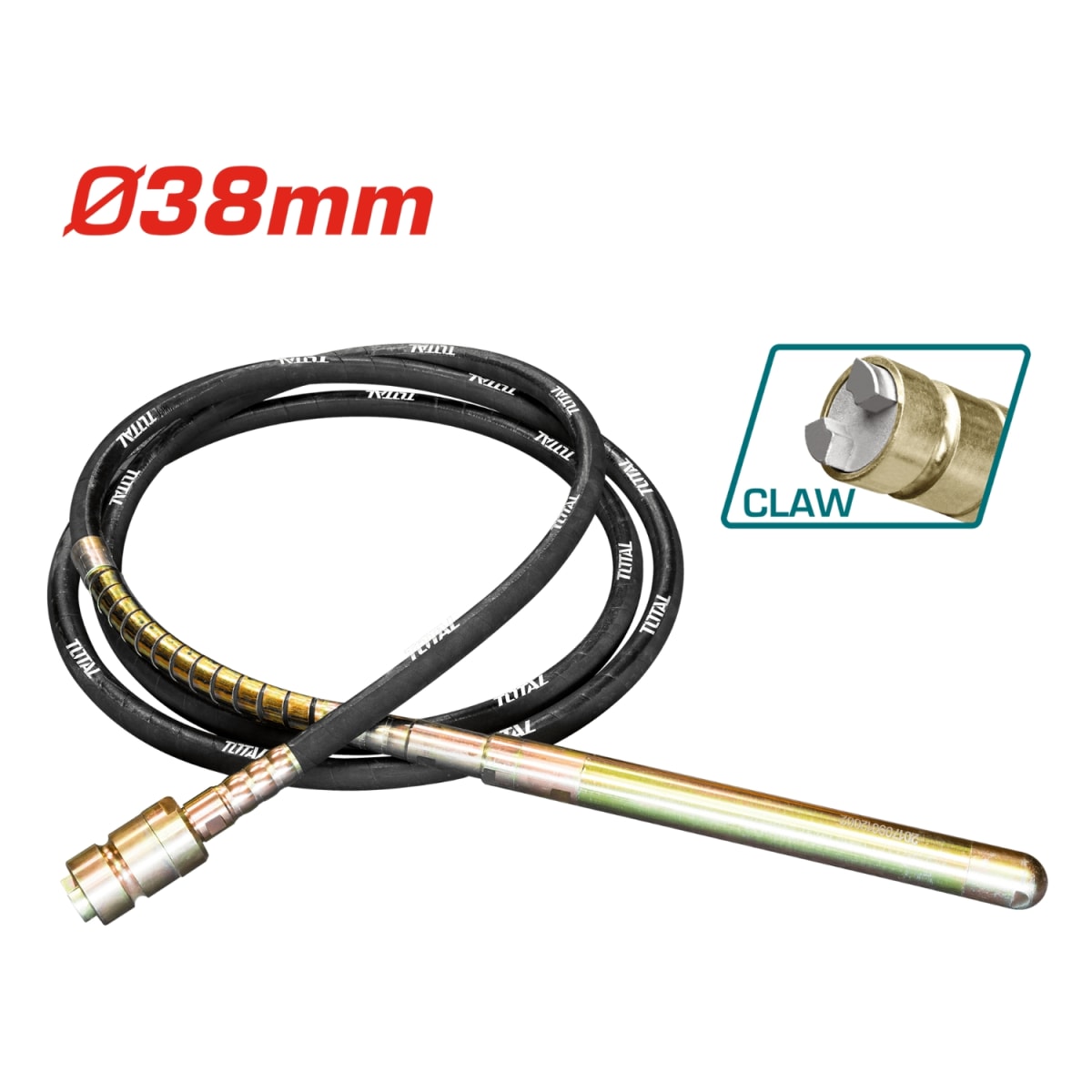 Vibrador de Concreto a Gasolina 4.0kw + Manguera 6M Total5