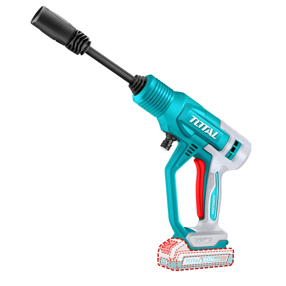 Hidrolavadora Inalámbrica + 1bat 2ah + 1 cargador 20v Total4
