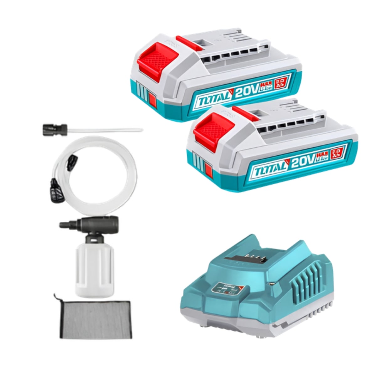 Hidrolavadora Inalambrica 20V 2ah + Cargador Total5