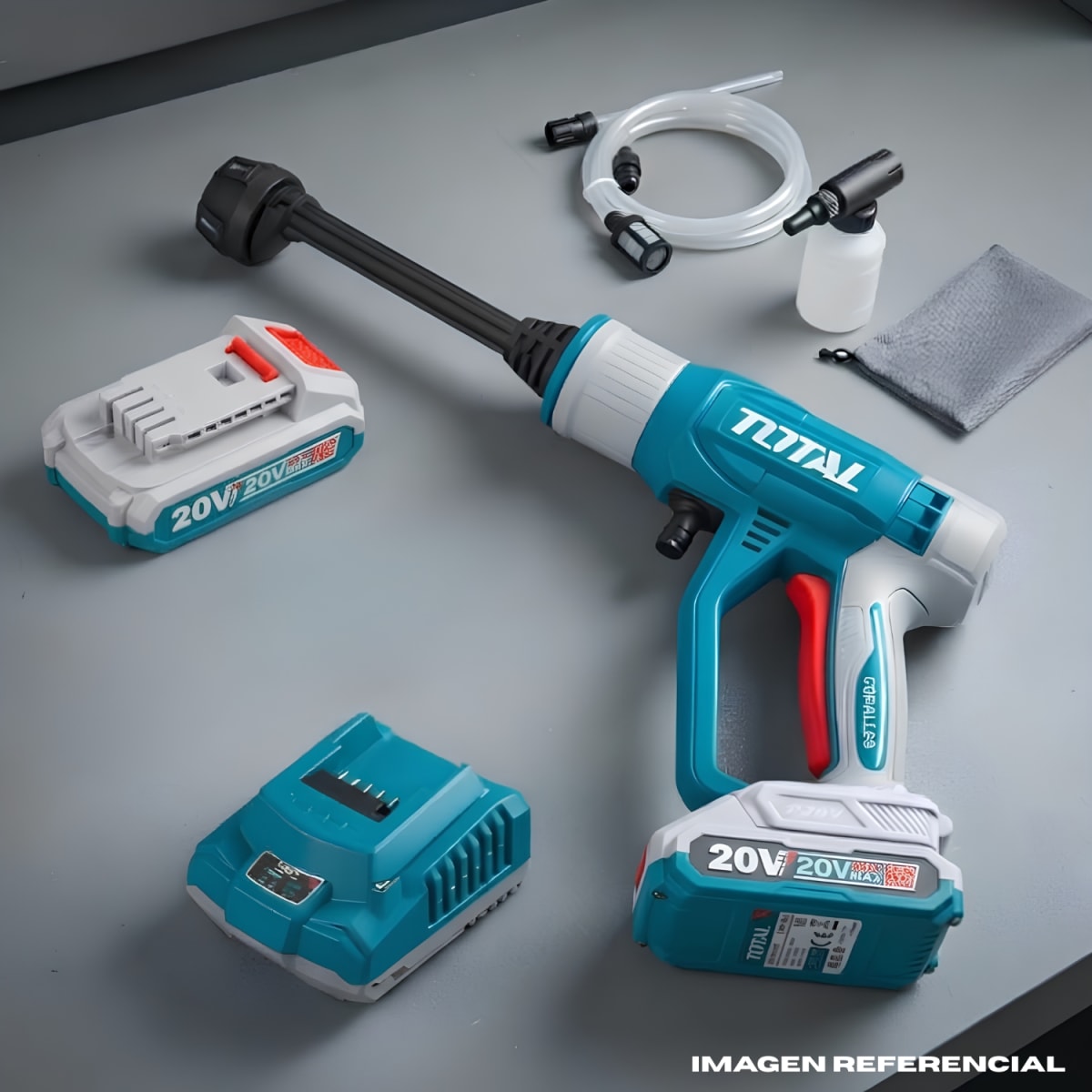 Hidrolavadora Inalambrica 20V 2ah + Cargador Total2