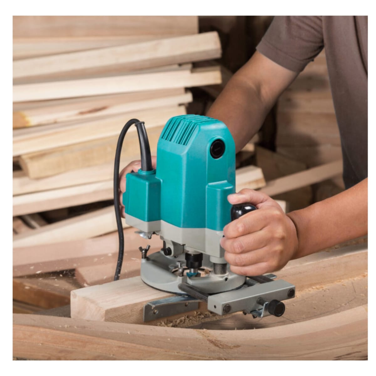 Ruteadora 1600w 2200RPM Industrial Total5