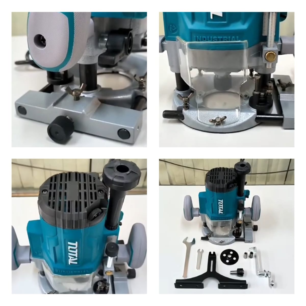 Ruteadora fresadora 2200w Industrial total5