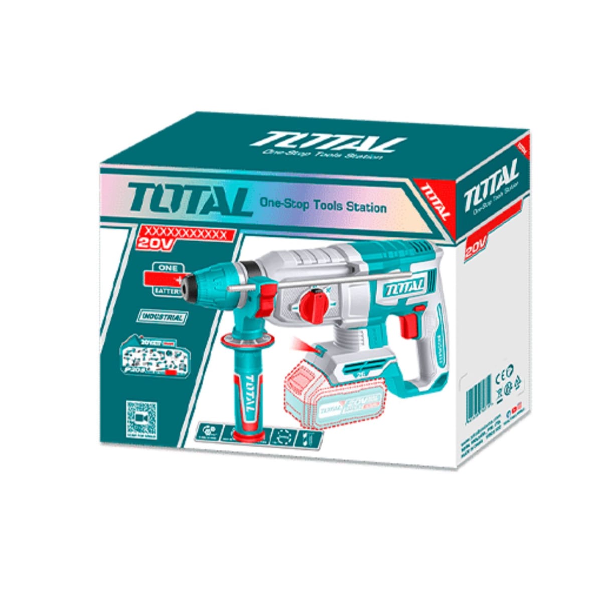 Rotomartillo Sds PLus 2.5j Brushless 20V Total4
