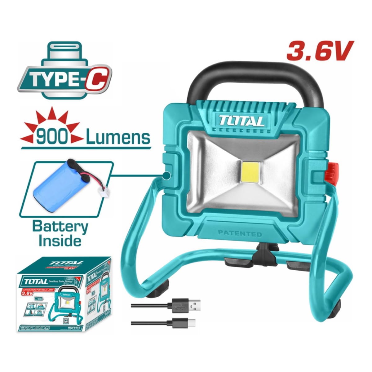 Lámpara de trabajo con batería Integrada2