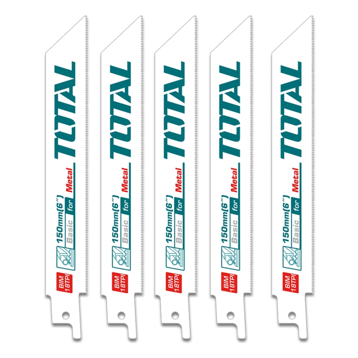 Set de Cuchillas de Metal para Sierra Sable 5pcs Total1