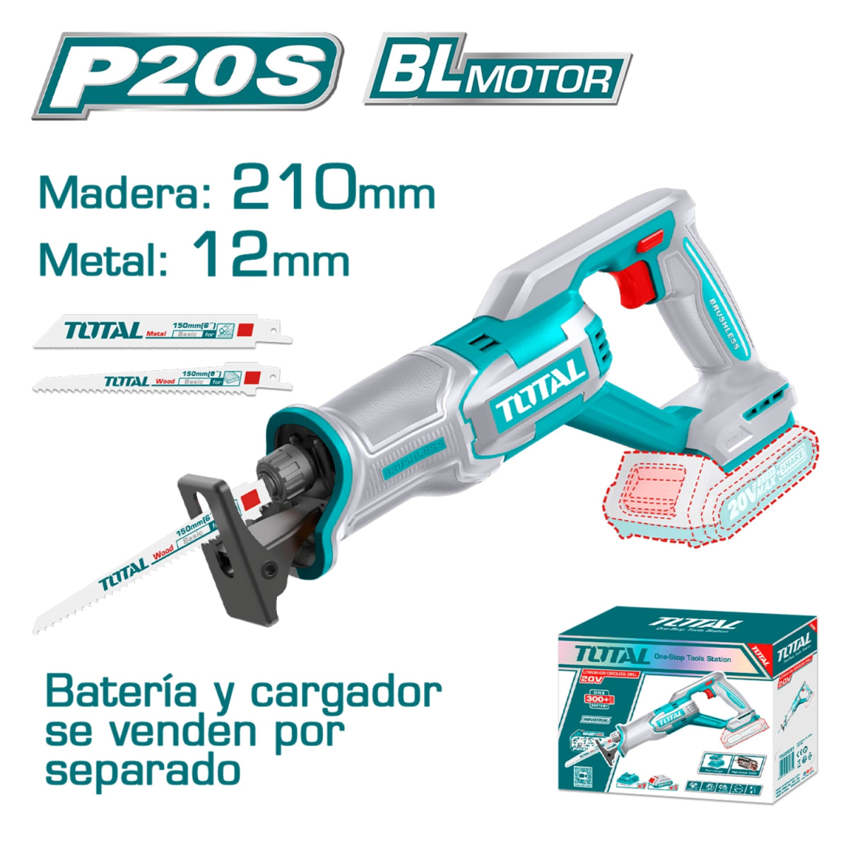 Sierra Sable LI-ION Brushless 20V Total2