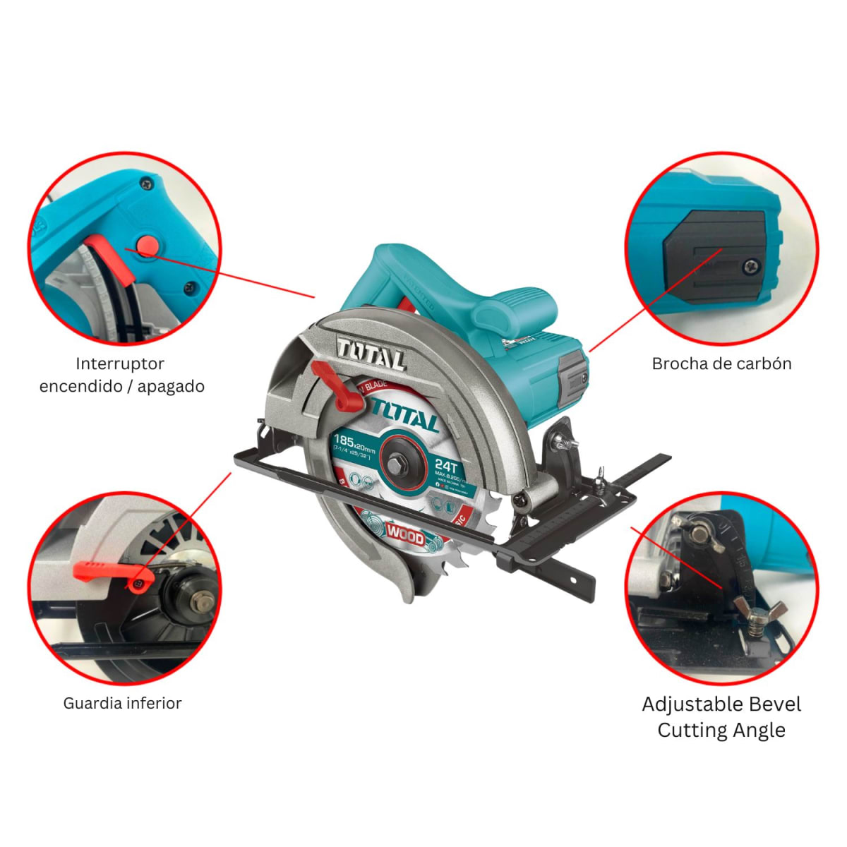 Sierra circular 7 1/4