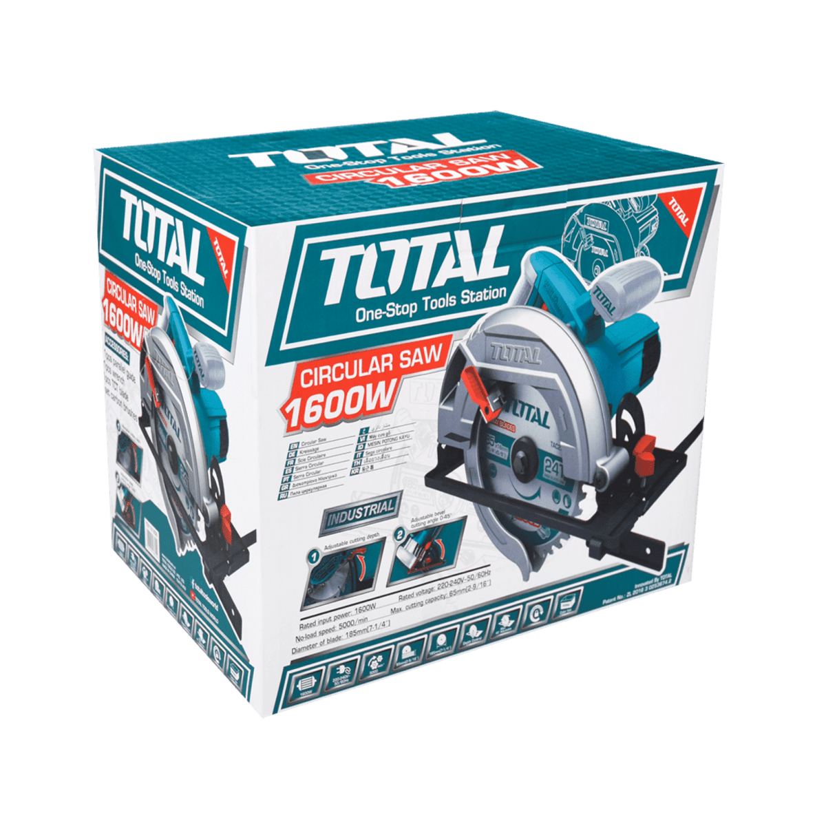 Sierra circular 1600w Industrial Total4