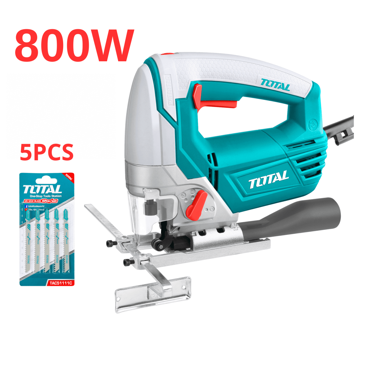 Sierra caladora 800w Industrial Total1