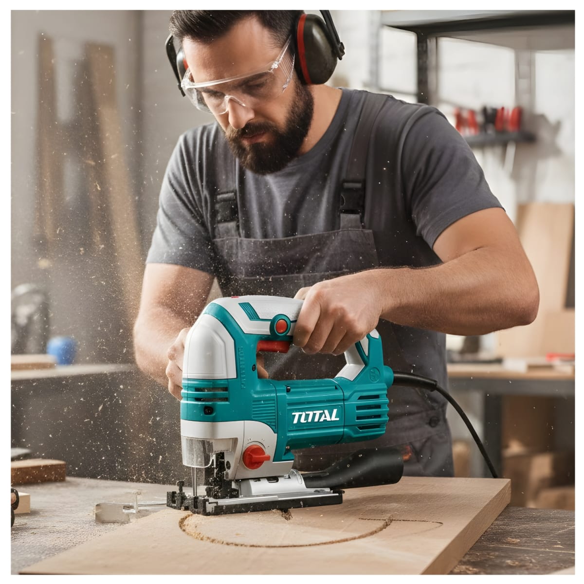 Sierra Caladora 800w 31000RPM Industrial Total4