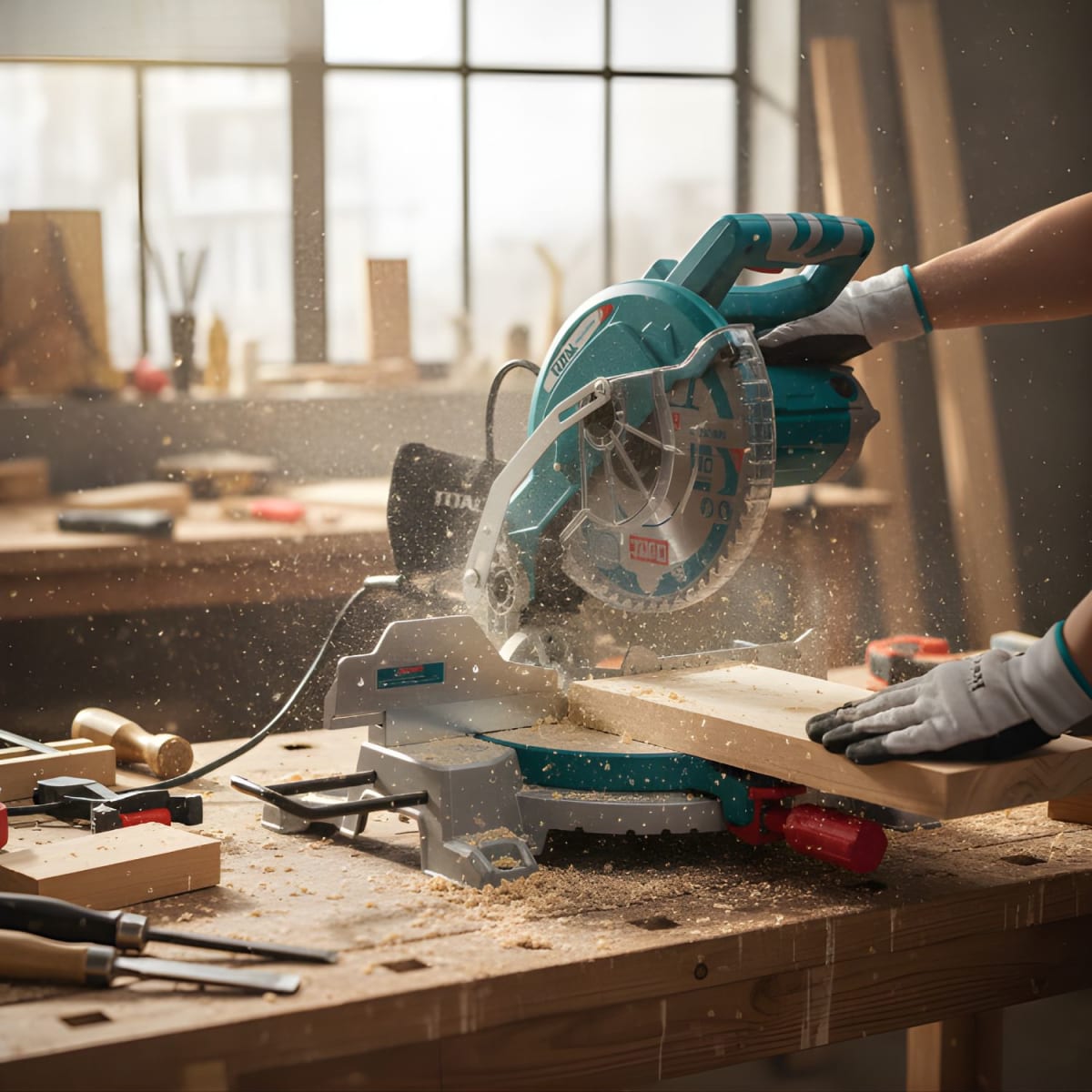 Sierra ingletadora 1800w 10