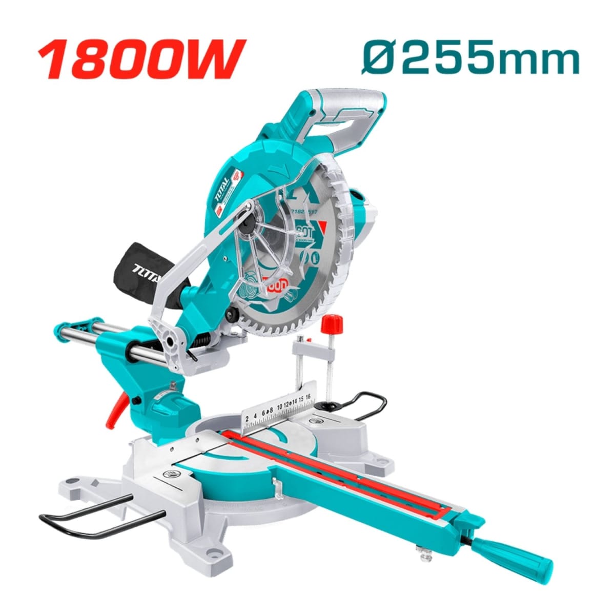 Sierra ingleteadora telescópica 1800w 10