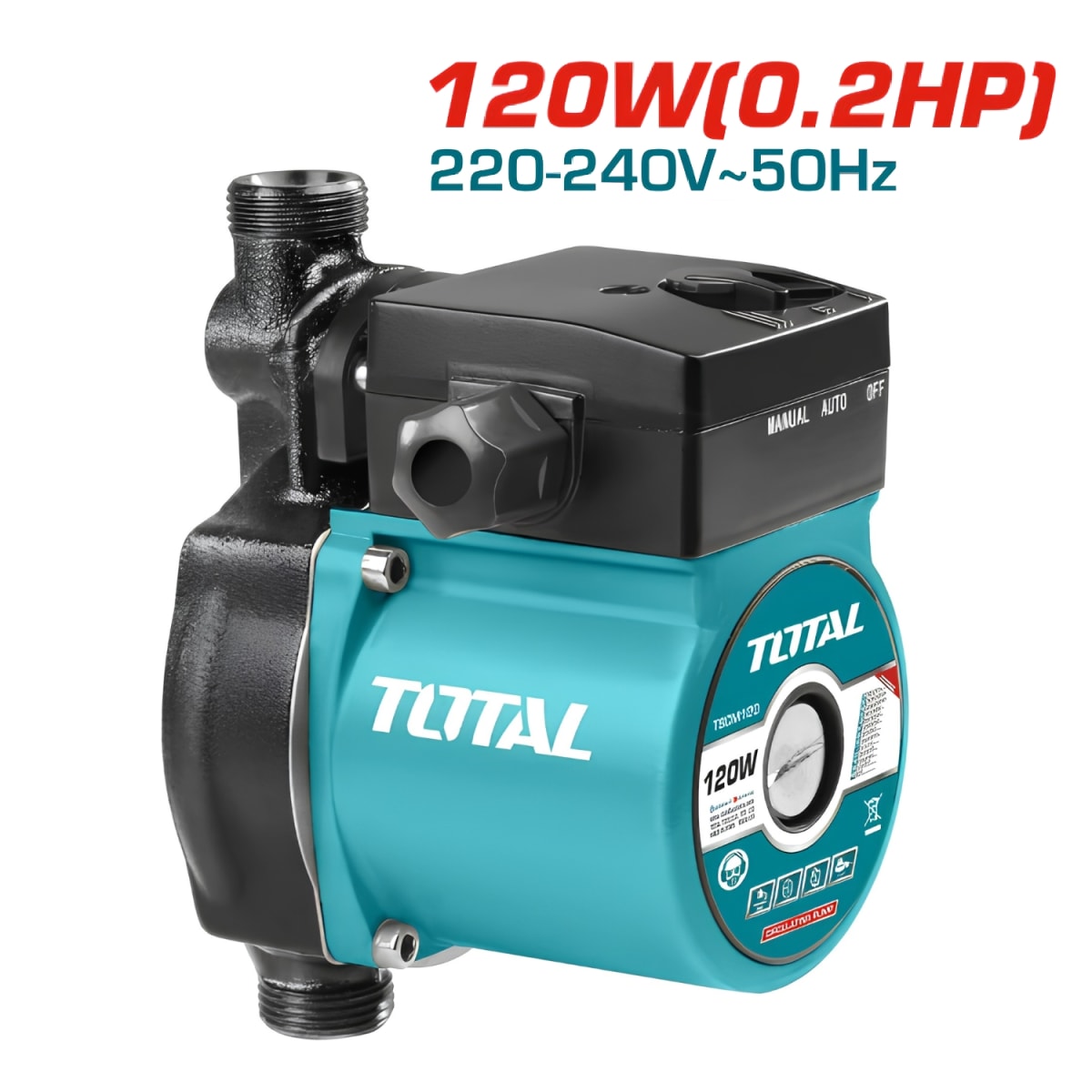 Bomba presurizadora de agua 120W Total2