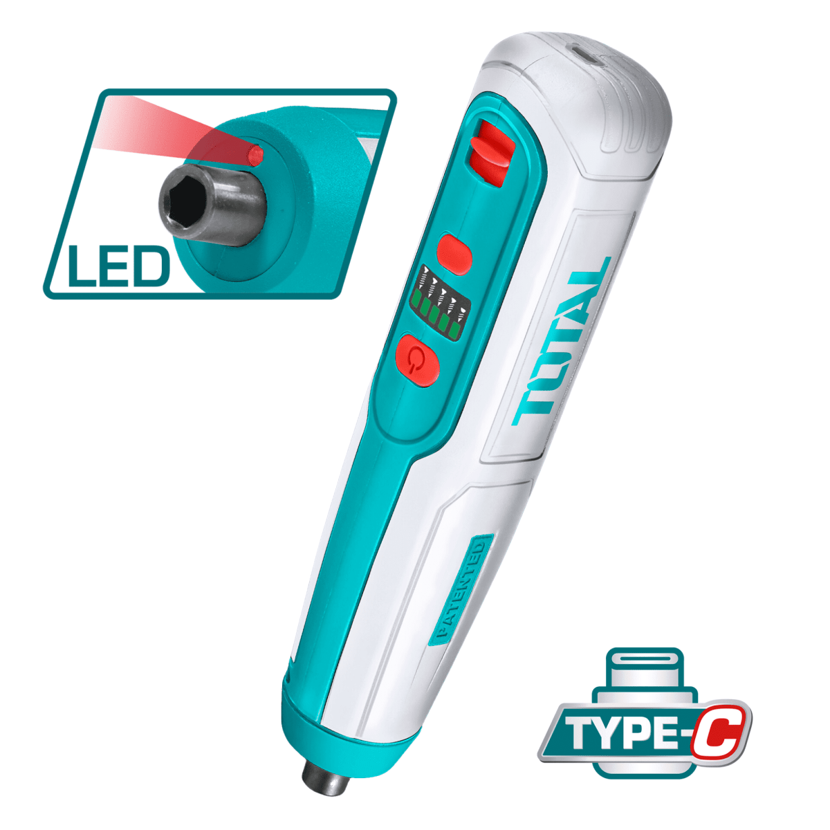 Destornillador atornillador inalambrico 4v Total3