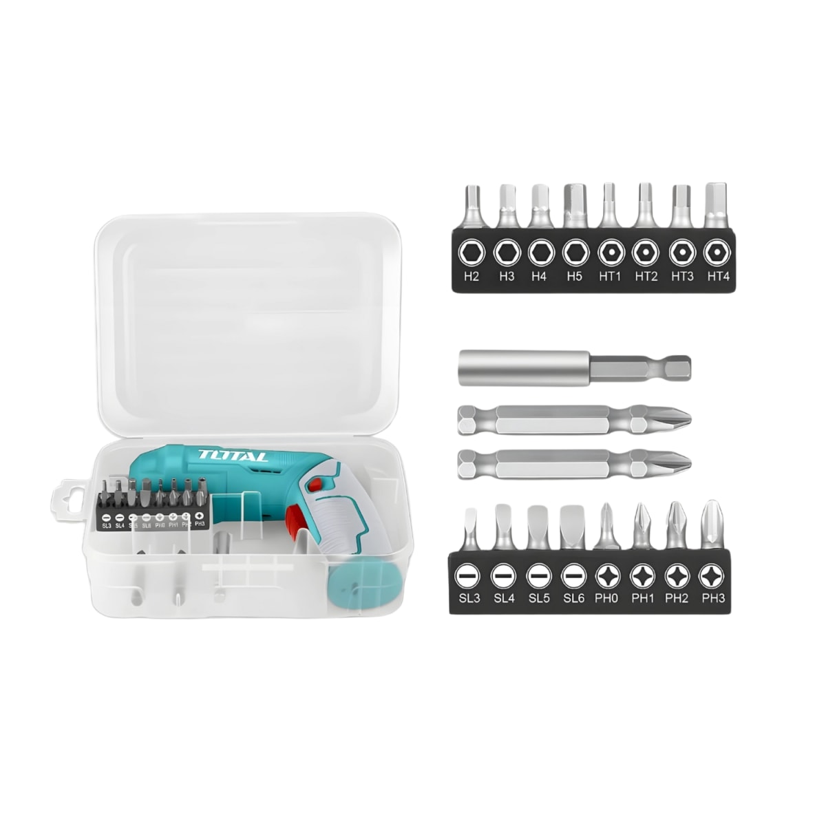 Destornillador inalambrico 4v Total5