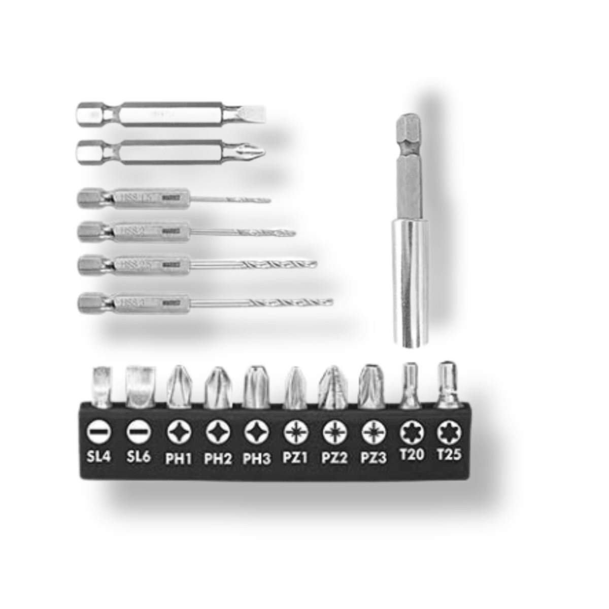 Destornillador 8v + maletin y accesorios Total7