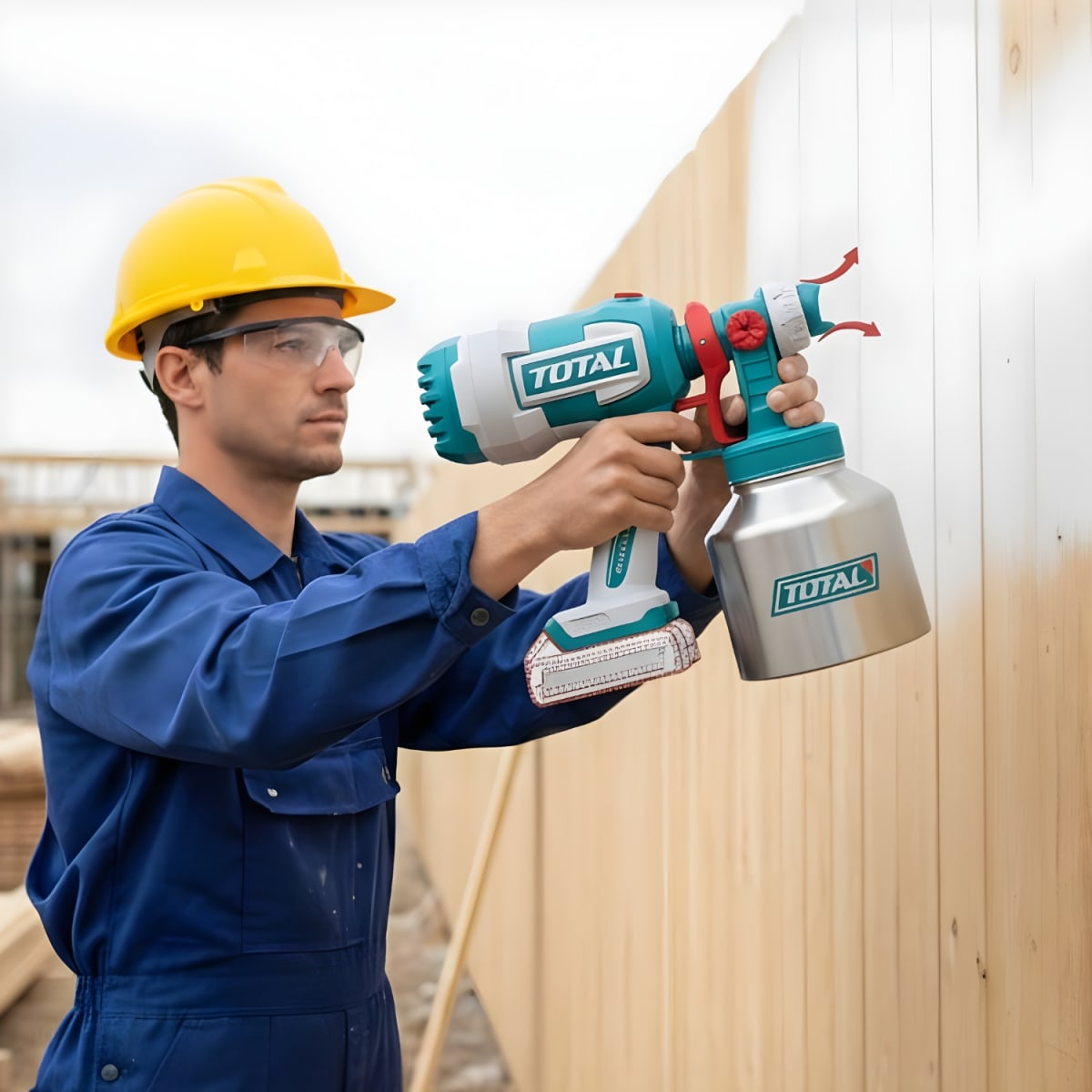 Pistola para pintar 20v incluye bateria y cargador Total5