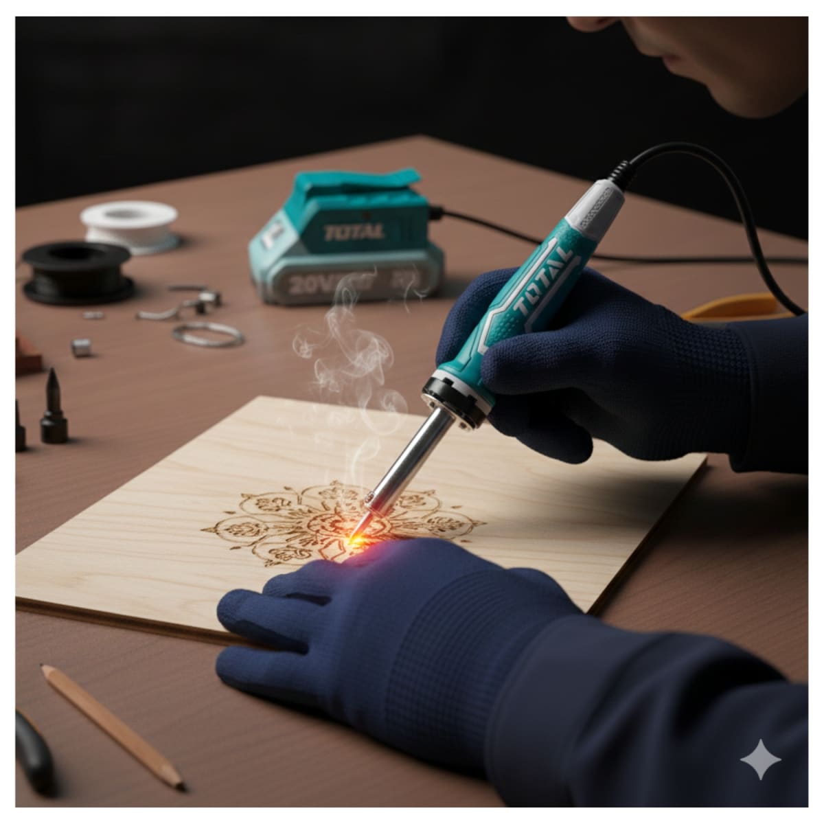 Cautín Inalámbrico 20v Total2