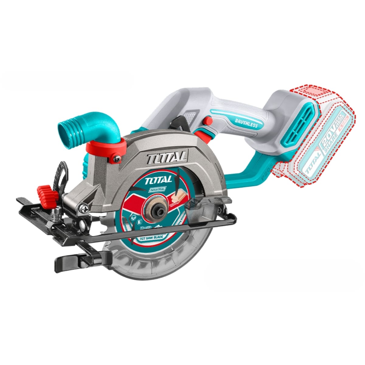 Combo Taladro 66nm + Lijadora + Sierra circular Industrial Total2