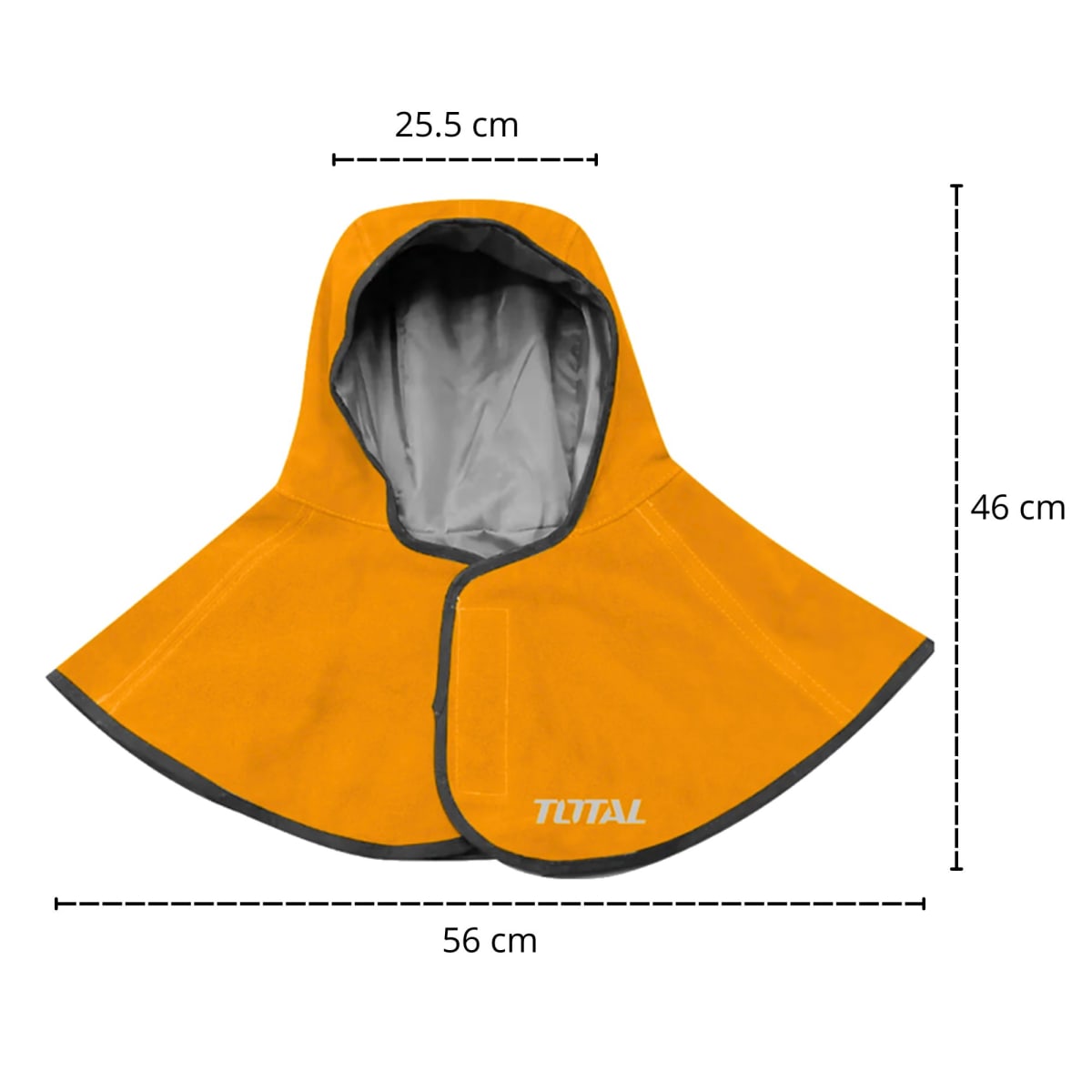 Capucha de cuero para soldar Total3