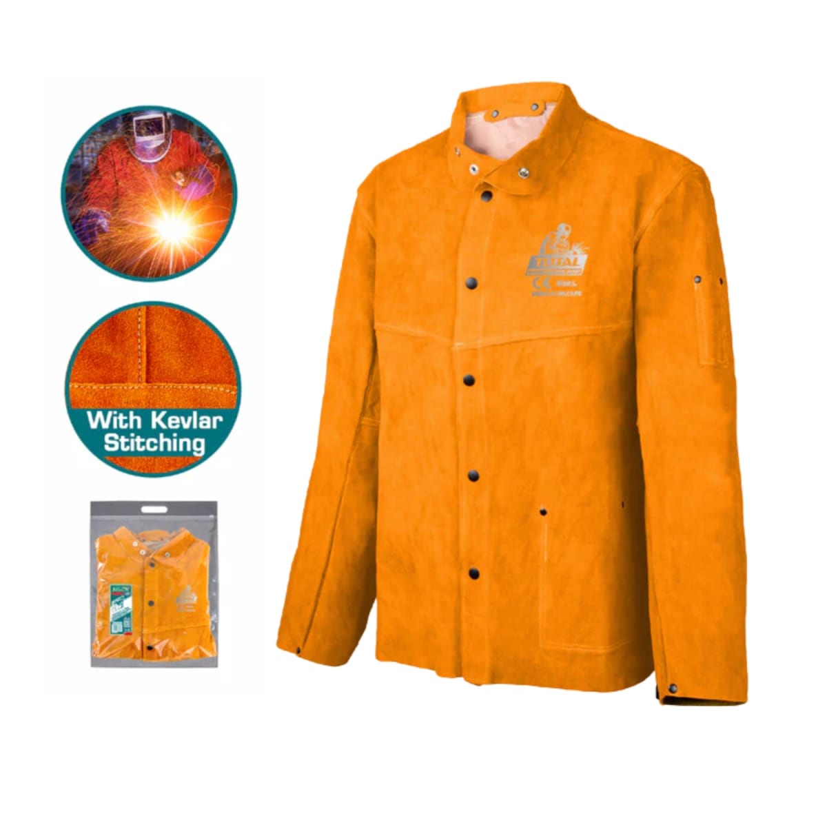 Chaqueta De Soldador De Cuero Total5