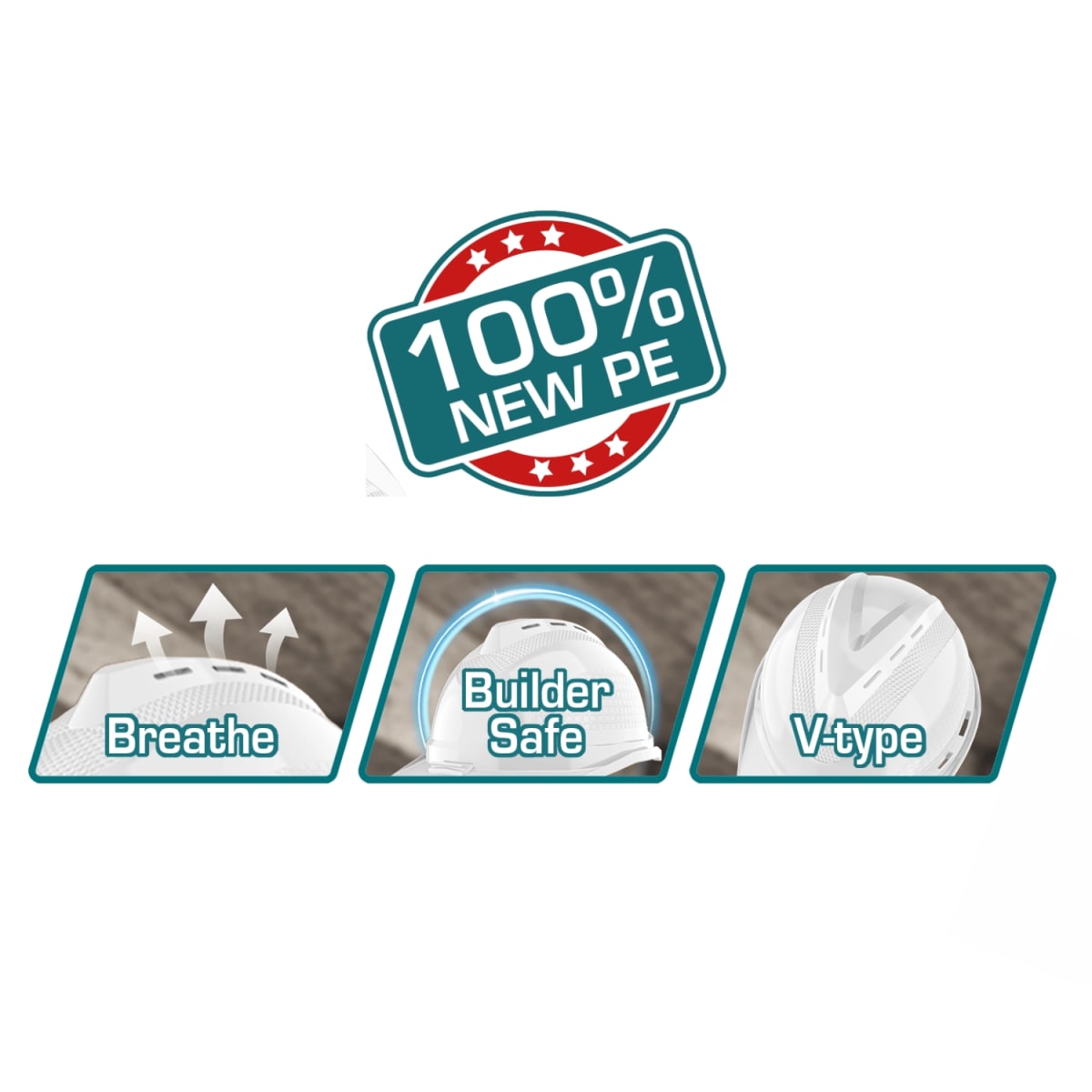 Casco de Seguridad 380g Blanco Total2