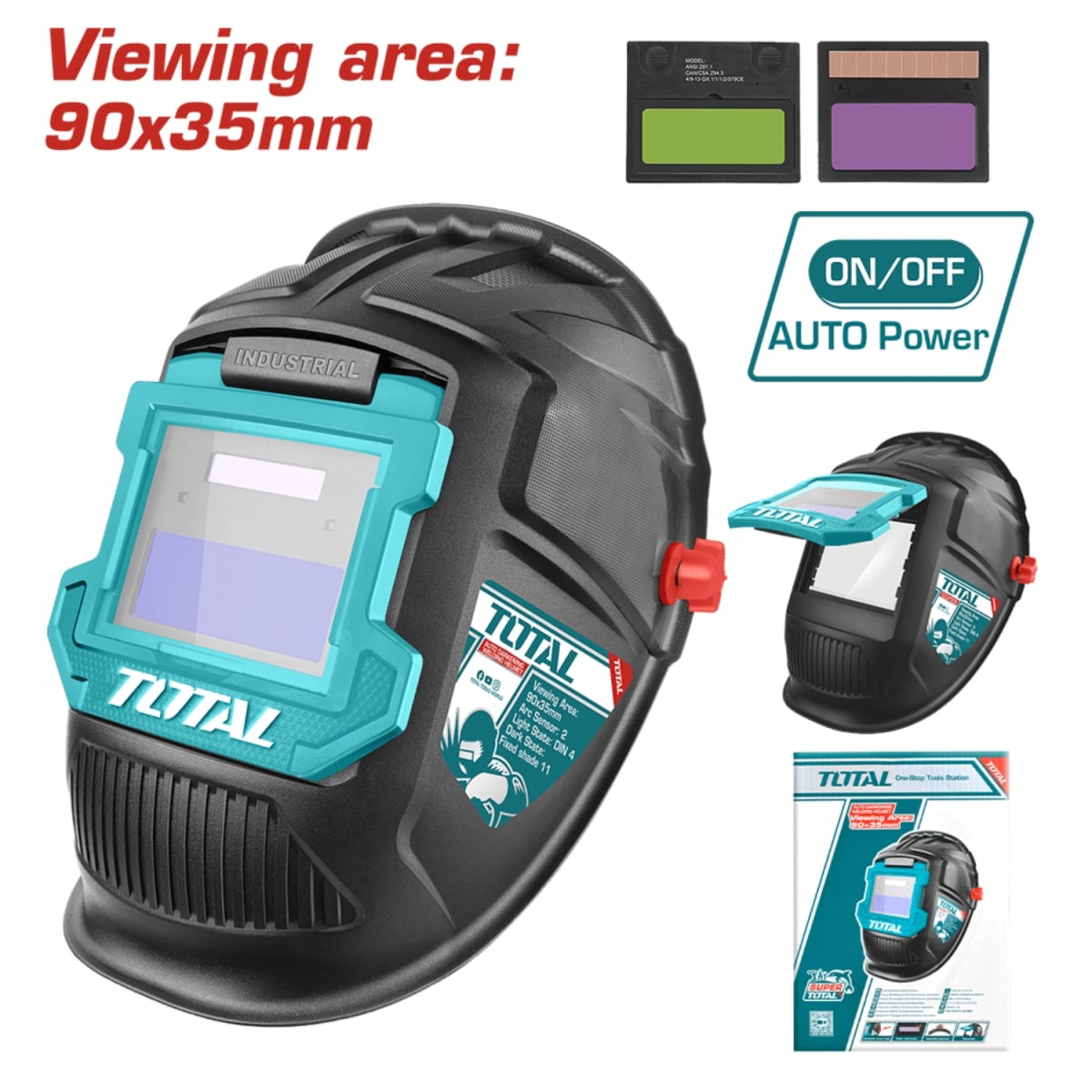 Careta para Soldar Automatico Total3