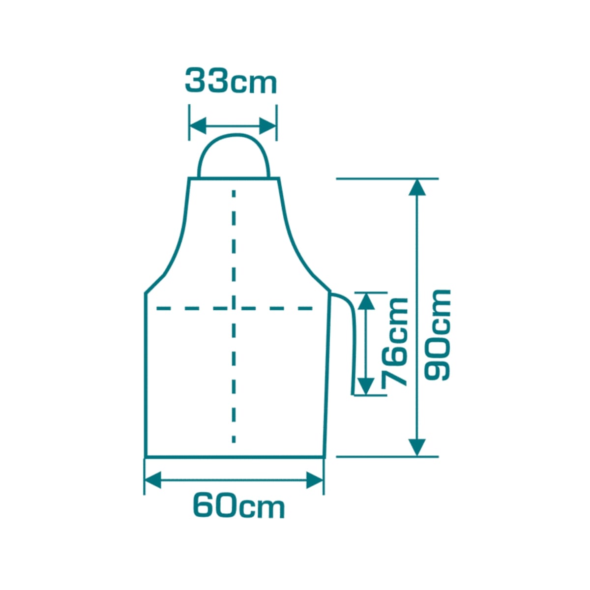 Mandil de Cuero para Soldar 90x60cm Total3