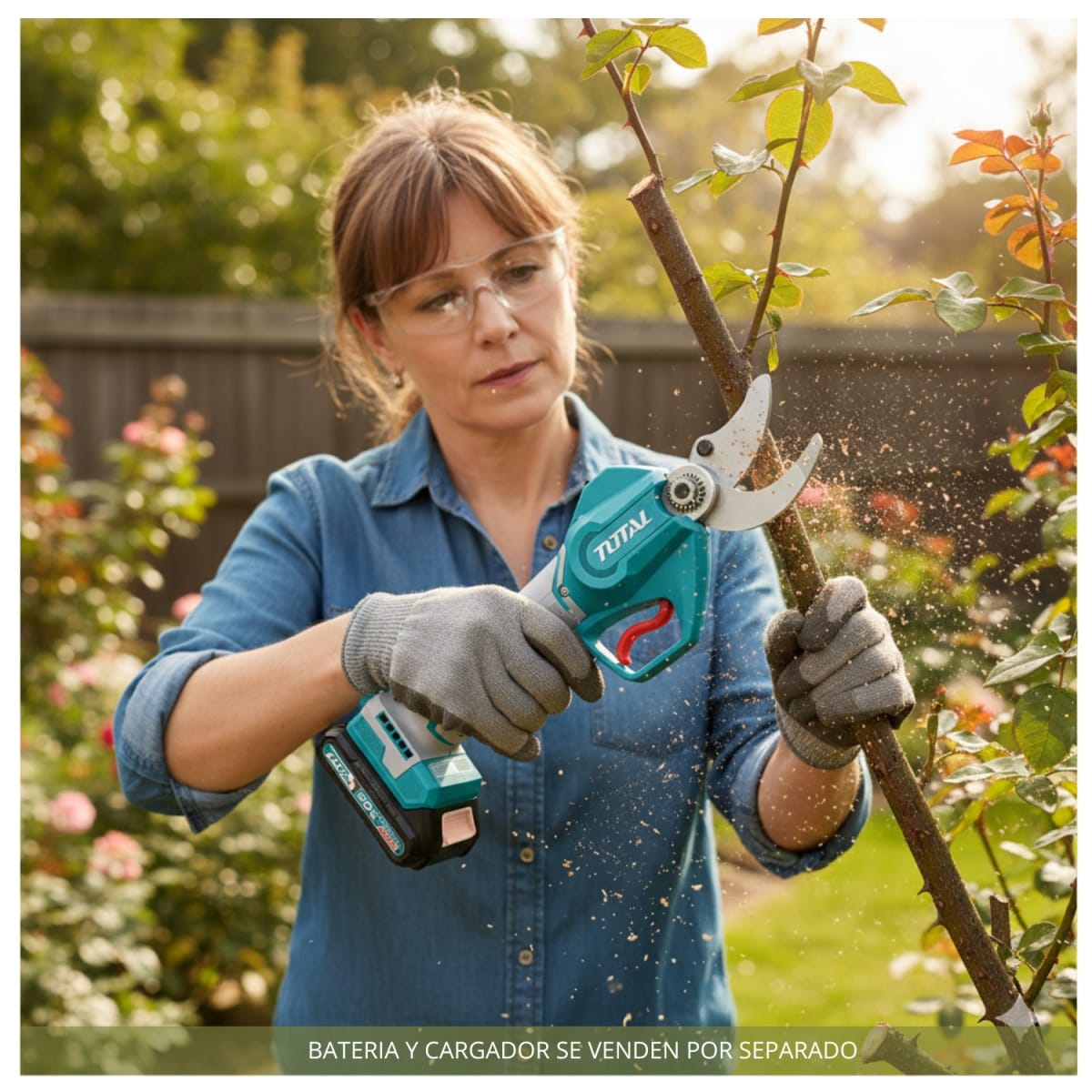 Tijera Inalambrica corte 20-30mm (cabezal solo) 20v Total2