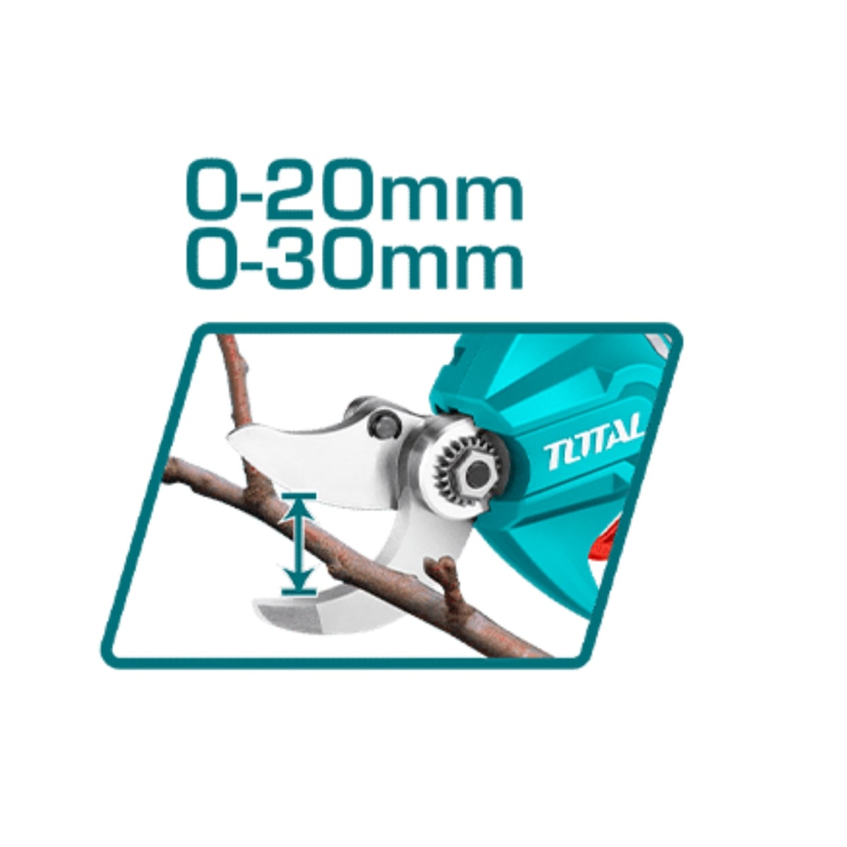 Tijera Li-On 20v Corte 20-30mm con Batería y Cargador Total7