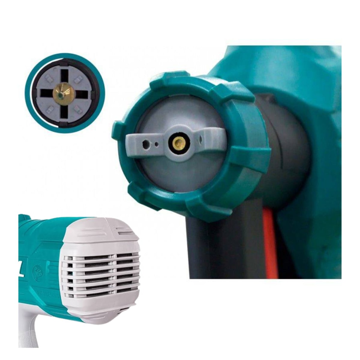 Pistola para pintar 450w 800 ml Total4