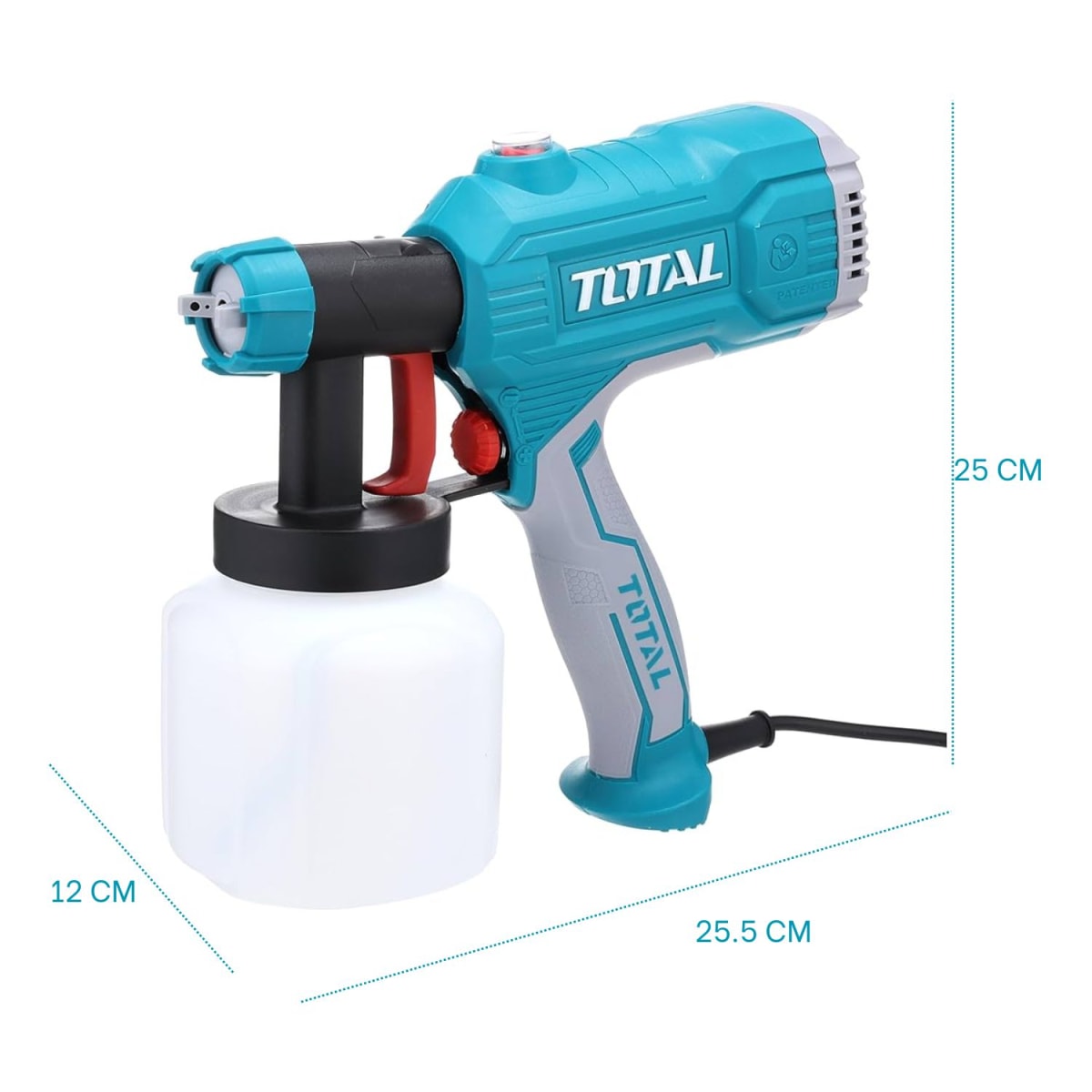 Pistola para pintar 450w 800 ml Total2
