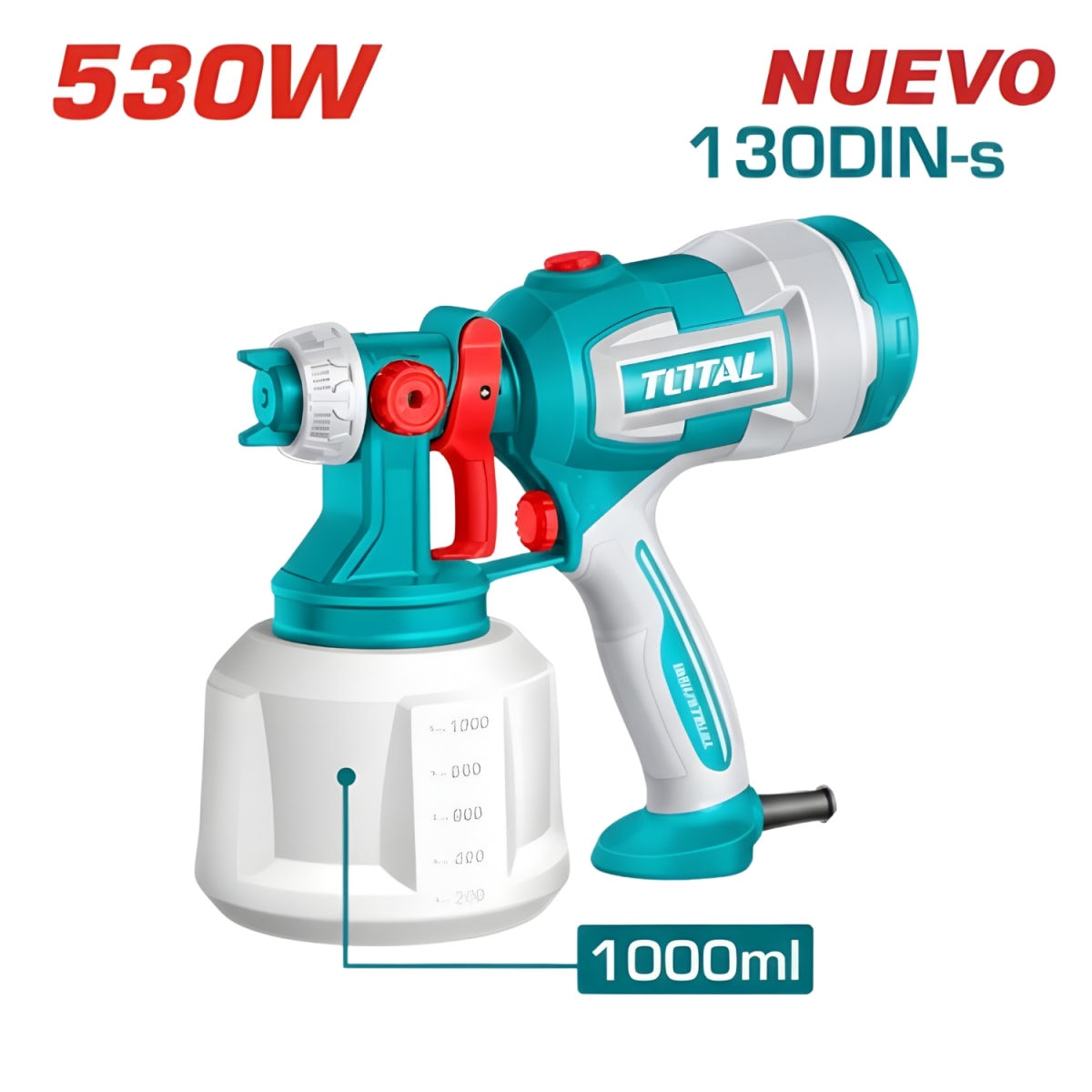 Pistola para Pintar 530w 1000ml Total2