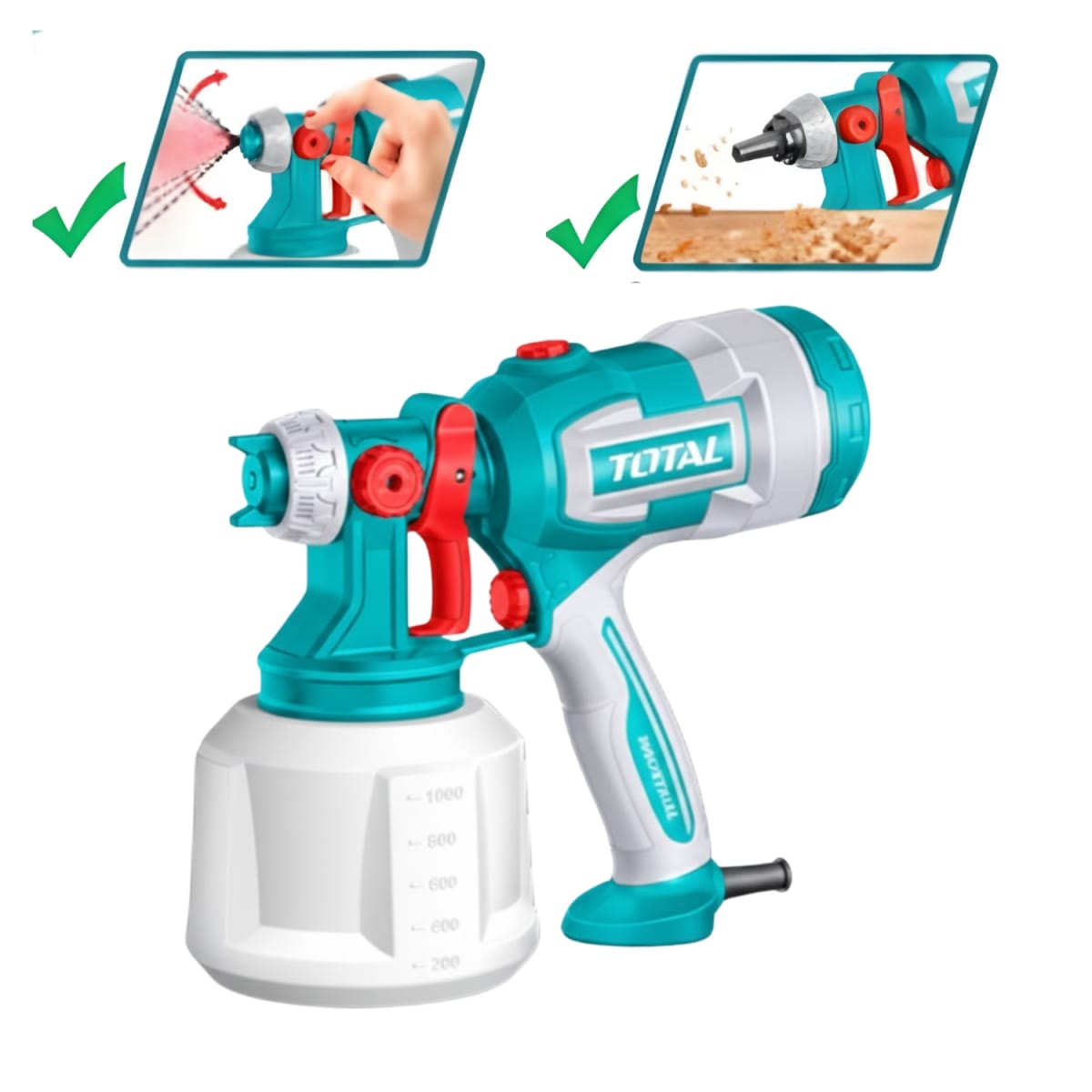 Pistola para Pintar 530w 1000ml Total3